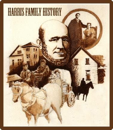 A poster of the hayes family history