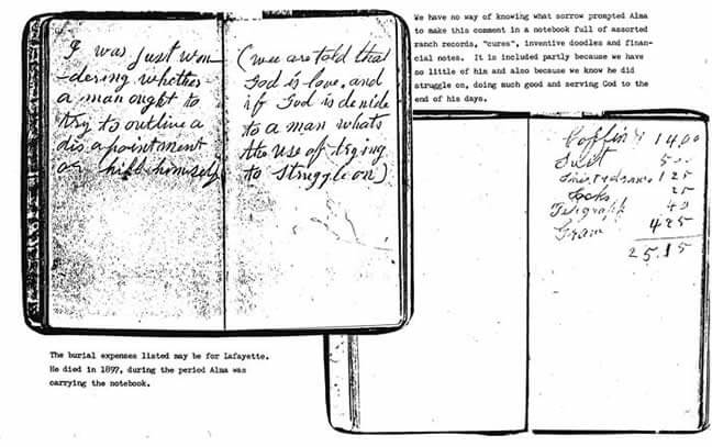 A page of an old book with writing on it.